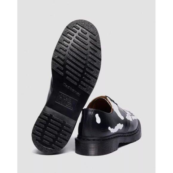Supreme FW25 Dr Martens 1461 3-Eye Shoes Skull Black & White Size: 10 NIB - Picture 7 of 10